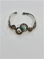 Bracciale Argento Raro Donna in Argento Malachite ARGRA19